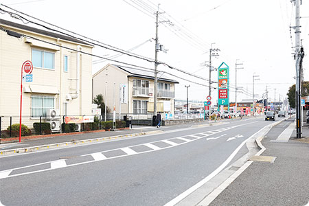 この看板が目印です